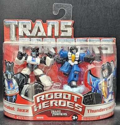 Transformers -  Robot Heroes - G1 Autobot Jazz & Decepticon Thundercracker Neu