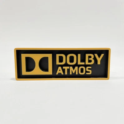 Dolby Vision Atmos Home Movie Display Sign 3D Printed Free Standing Decor Logo