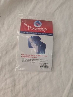 Powerstep Metatarsal Relief Pads Small for Women Size 5-10 & Men 3-8