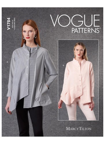 Vogue Y (XS-S-M) Patterns V1784Y Misses TOP/Vest