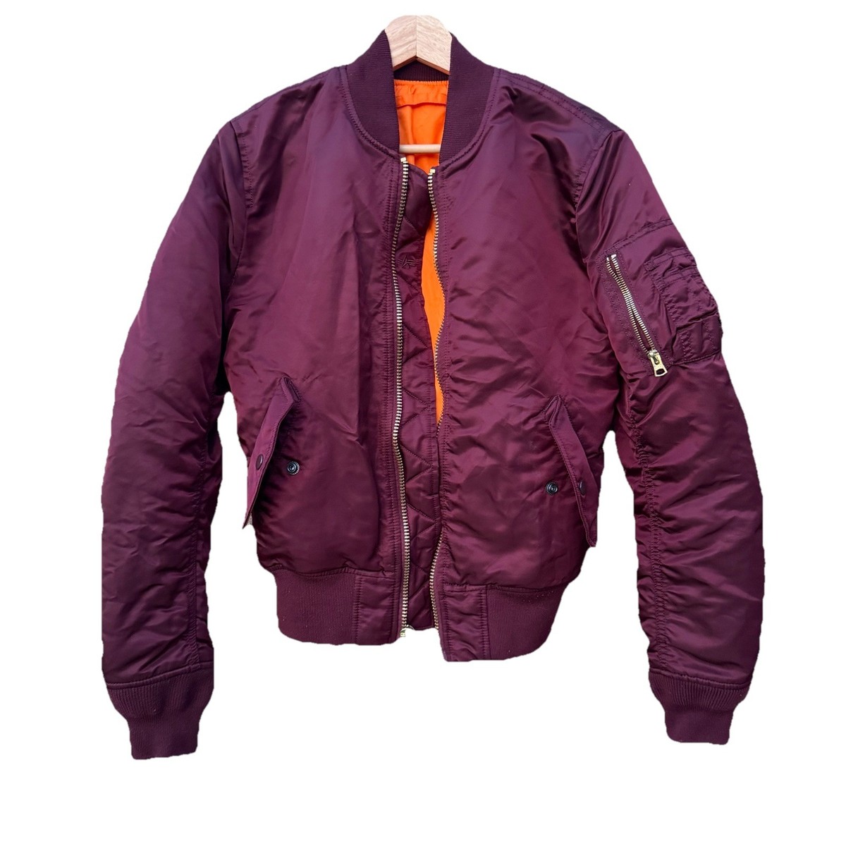 ジャケット・アウター ALPHA INDUSTRIES MA-1INTERMEDIATE JACKET Alpha Industries MA-1 Bomber Jacket Men's XS Flyer's Intermediate