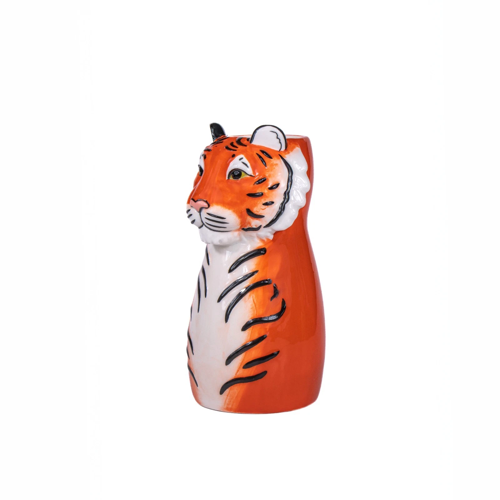 Sass & Belle Tiger Shaped Vase Novelty Dolomite Flower Planter Decor