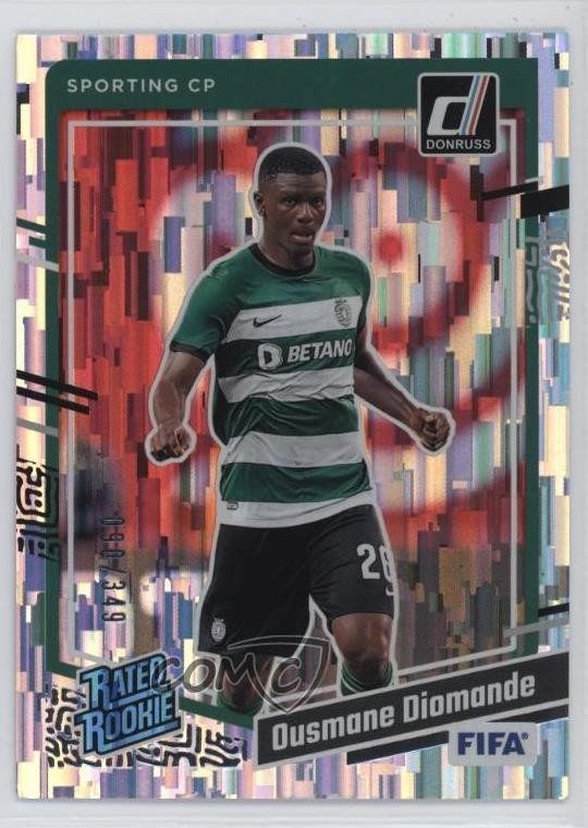 2023-24 Panini Donruss FIFA Rated Rookie Silver /349 Ousmane Diomande #190 0yp5