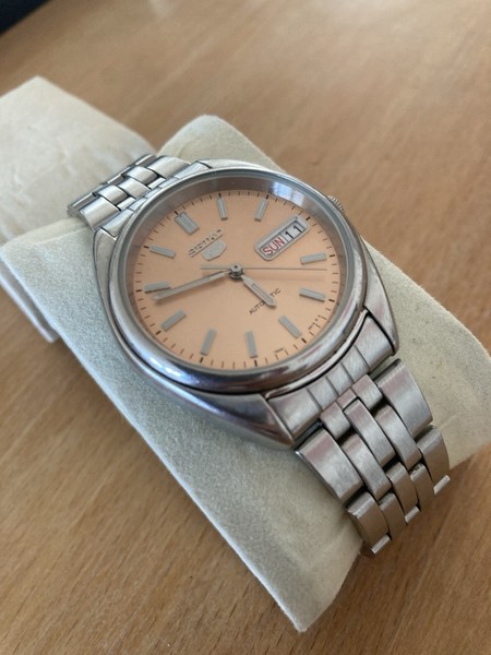 Seiko 7s26-0430 rosa salmone