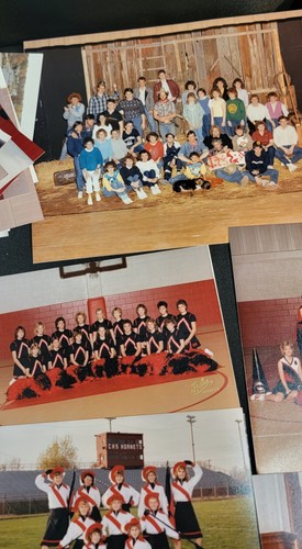 Vintage Lot 80+ Fotos 1986 Chillicothe, Mo HS Senior Basketball Arts Cheer Band FBL - Bild 7 von 17