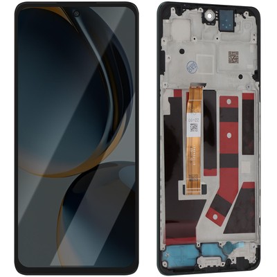 Clappio, LCD-Display für OnePlus Nord CE 3 Lite Touchscreen und Gehäuse, Schwarz
