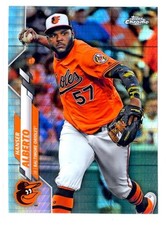 2020 Topps Chrome Hanser Alberto Prism Refractor #79 SP Parallel MLB Baltimore