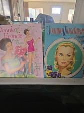 Vintage Celebrity Paper Dolls Lot Connie Francis Uncut & 1958 Joanne Woodward
