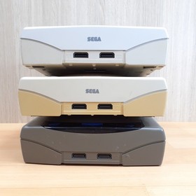 LOT 3 Sega Saturn Console broken for parts JUNK Japan White & Gray HST-3220 3200