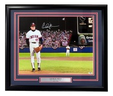 Charlie Sheen Signed Framed 16x20 Major League Ricky Vaughn Photo PSA/DNA Holo