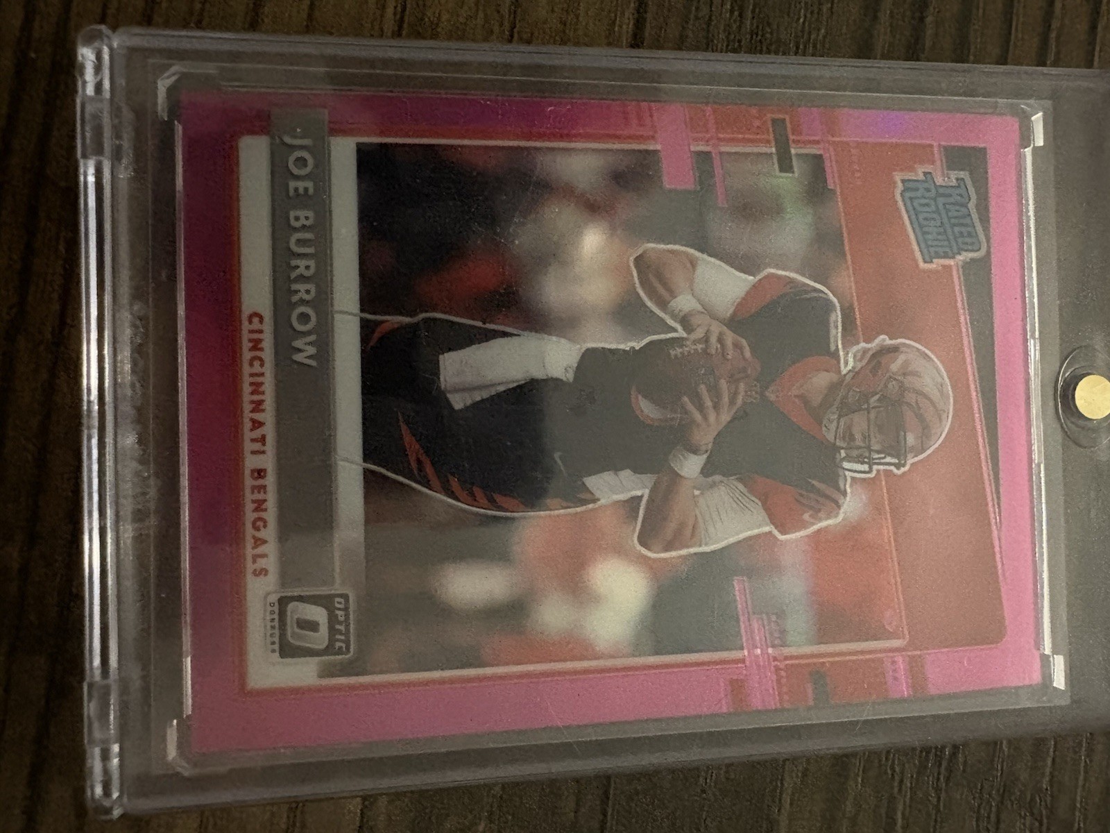 2020 Panini Donruss - Rated Rookie Joe Burrow #P-301 Optic Preview Pink (RC)