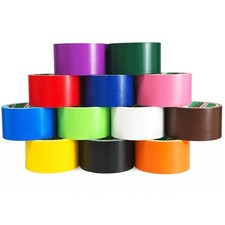 12 Assorted Colored Duct Tapes 10 Yards 2 Inch Rolls Multi Purpose Duct Tape