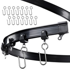 Flexible Bendable Ceiling Curtain Track, 16.4FT 5m , Mount for Rail with Cur...