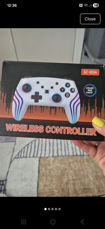 Wireless Bluetooth RGB Game Controller For Switch/Switch 2/Pro/Lite/OLED W/USB
