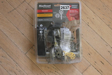 Kwikset Balboa SmartKey Satin Nickel Entry Lock Set w/ Deadbolt  Keys