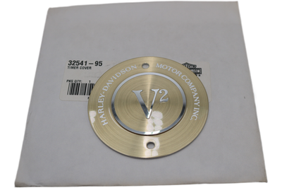 32541-95 NEW OEM HARLEY-DAVIDSON V2 EVO GOLD TIMER POINTS COVER