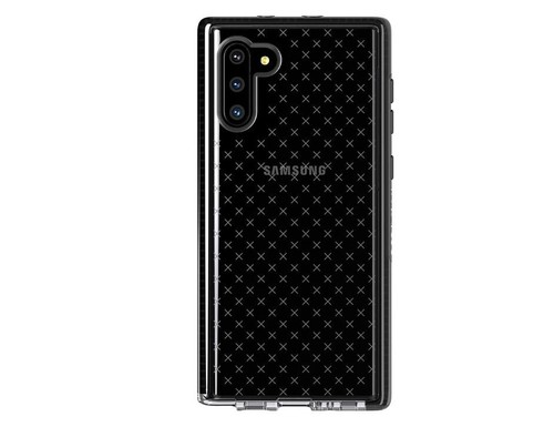 Tech21 Evo Check Protective Phone Case Cover for Samsung Note 10+ - Smokey Black