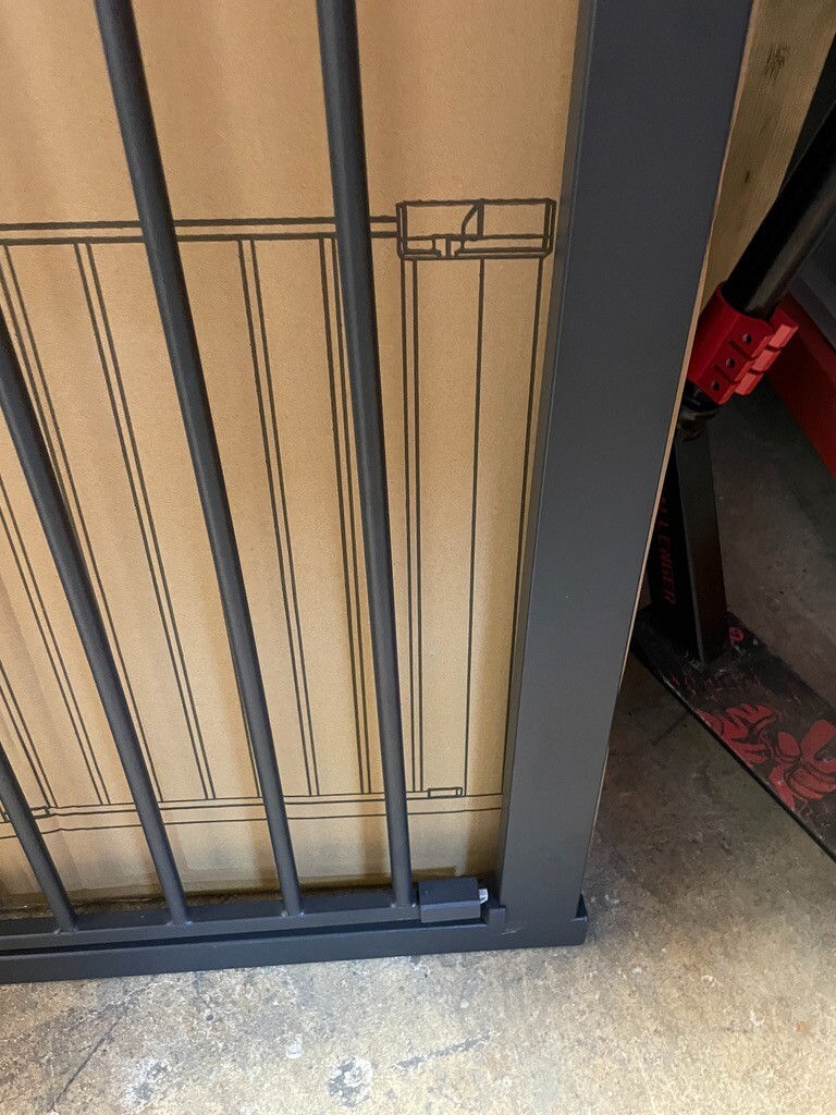 Cuggl Pressure Fit Stair Safety Gate 75 81cm for Baby Pet Grey SG11