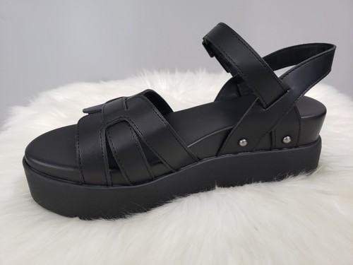 NEW WITHOUT BOX SIZE 7 - MIA Women's AERIAL Platform Sandals Black retro 90s y2k - Picture 5 of 7