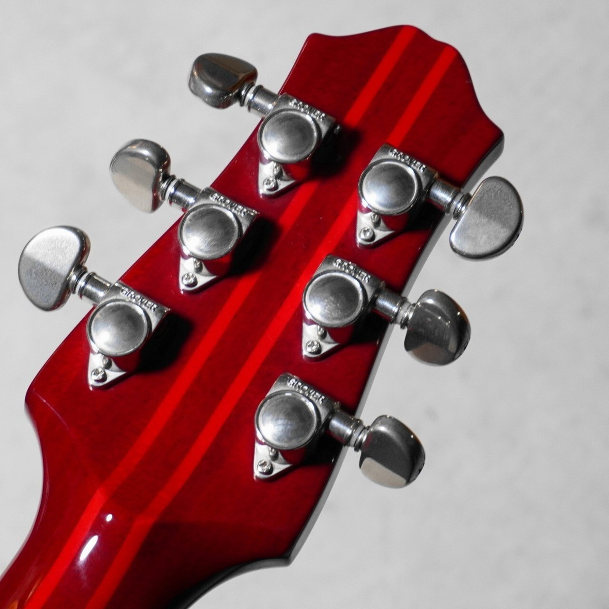 ギター GIFFIN Model T DX Giffin Guitars Model-T Deluxe Trans Red 2008 Electric Guitar