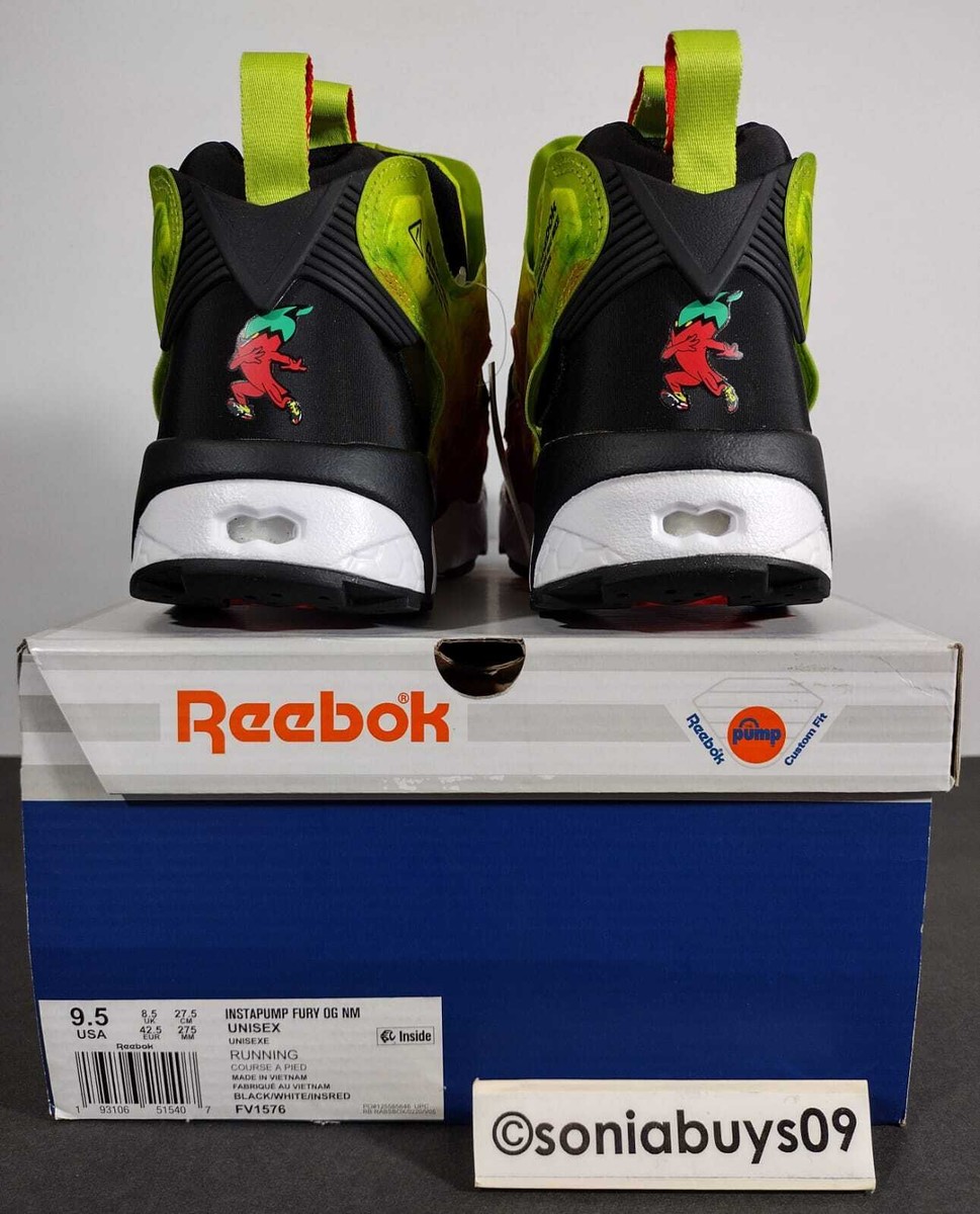 Reebok Men's Instapump Fury OG Running Shoes, FV1576, Size