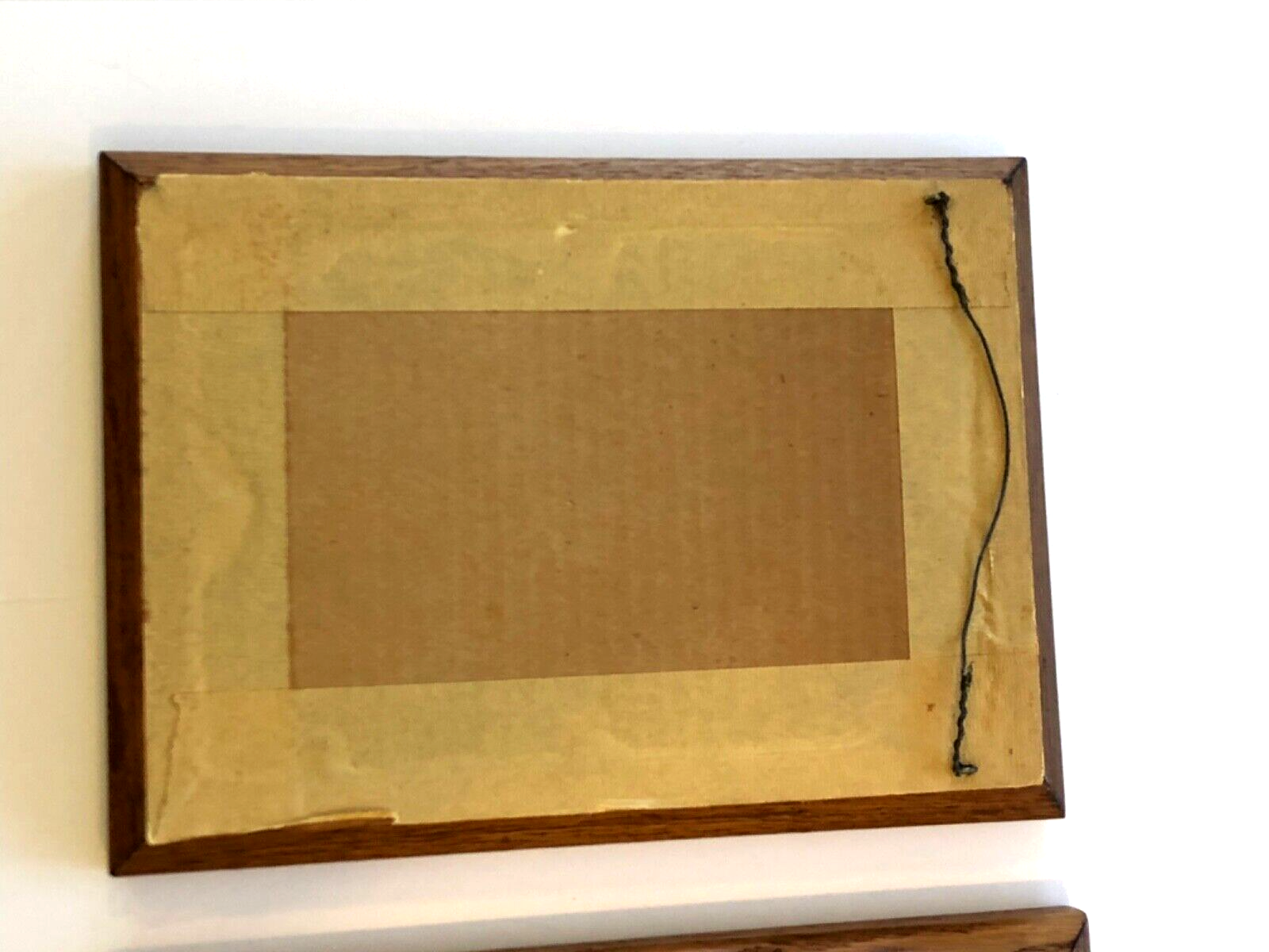 Vintage PaintByNumber Framed Painting Completed 3Piece eBay