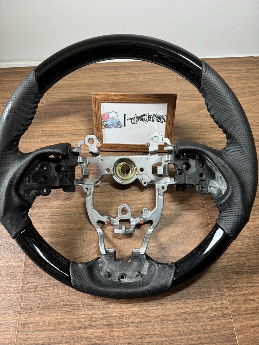 プリウス30 S ストーリング Aftermarket Black Steering Wheel Toyota Prius 30 XW30 2009-15