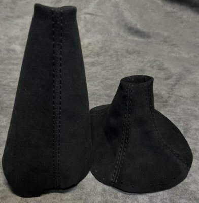 92-02 Mazda Rx7 FD RX-7 Shift and Ebrake Boot Black Italian