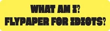 What Am I Flypaper For Idiots Motorcycle Helmet Sticker Z