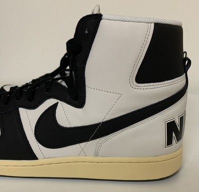 Nike Terminator High PRM Vintage Panda Mens Sz 10.5 Phantom Black