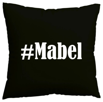 Kissenbezug #Mabel I love Mabel Schwarz 105339