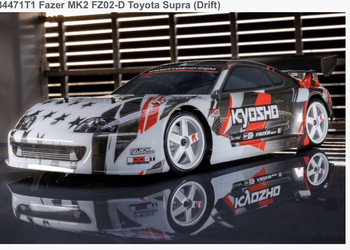 NEW Kyosho Fazer MK2 FZ02-D Toyota Supra A80 4WD RTR 1/10 DRIFT Car - Picture 2 of 12