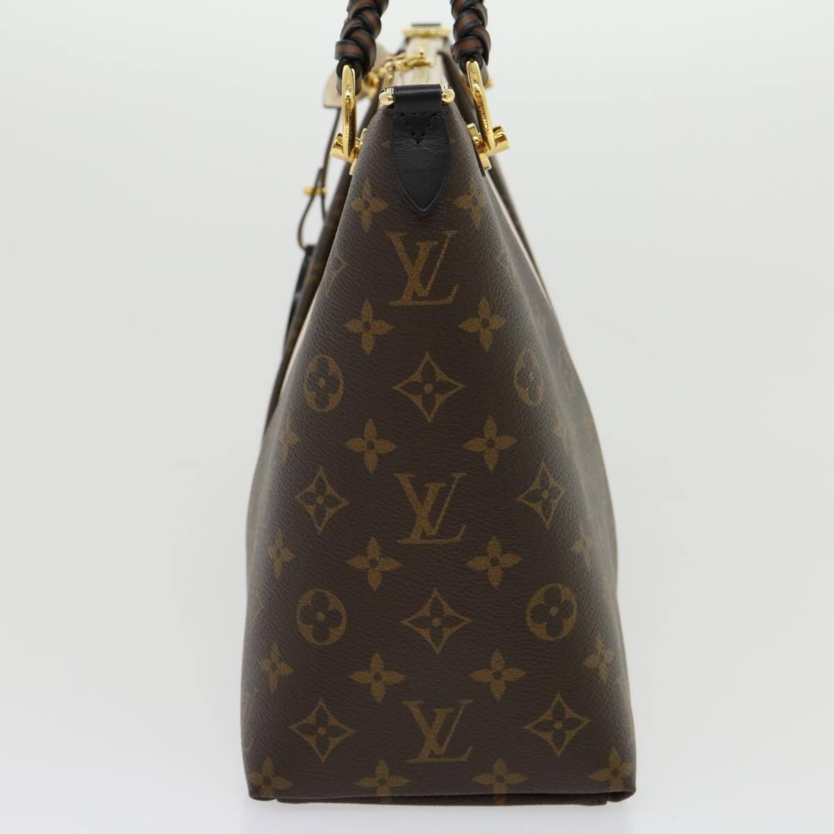 LOUIS VUITTON Monogram V Tote MM Tote Bag 2way M45273 LV Auth 