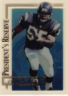 1996 Collectors Edge Junior Seau Presidents Reserve Promo #1 NM/MT S.D. CHARGERS