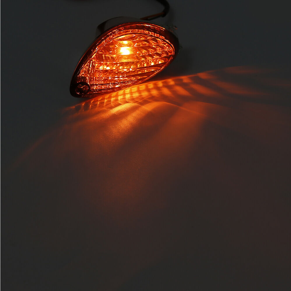 Rear Turn Signals For Suzuki Hayabusa GSXR1300 2008-2016 - Smoke Lens With Bulbs Included