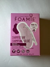 FOAMIE Solid Shampoo Bar w/ Acai Berry 2.8oz 80g for Fine Hair Plastic Free NWB