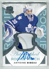 15-16 UD Upper Deck The Cup  Antoine Bibeau  /249  Rookie  Patch  Auto