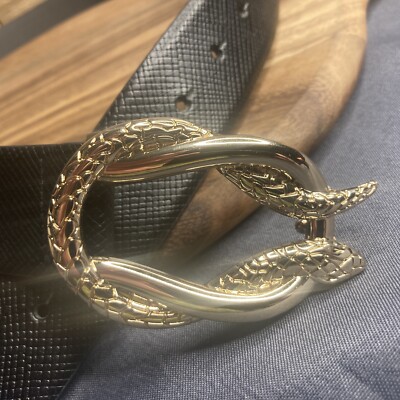 Jessica Simpson Black Belt with Gold Buckle 71kA55fvbYL._AC_UY1000_.jpg main image 3