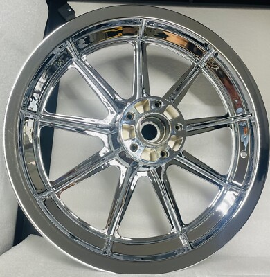 84 to 99 Harley Sportster Dyna FXR 9 Spoke Cast Rear Wheel Black