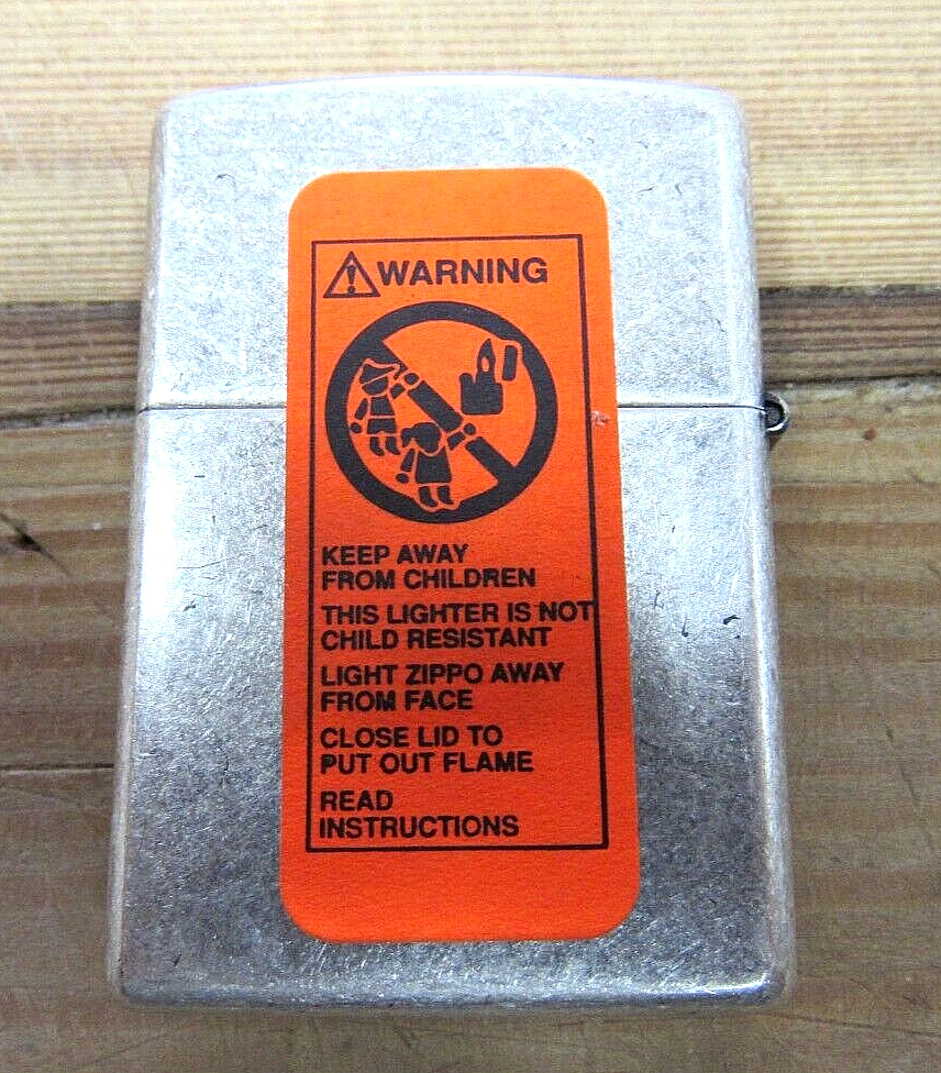 Vintage Zippo Lighter 1997 Camel 85th Anniversary Silver plated