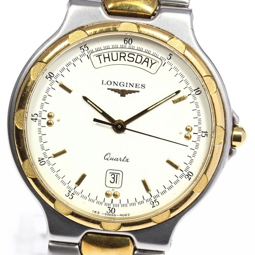 LONGINES Conquest Day date white Dial 