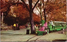 Zoo Line Railroad Forest Park St. Louis MO Missouri Vintage Postcard D39 