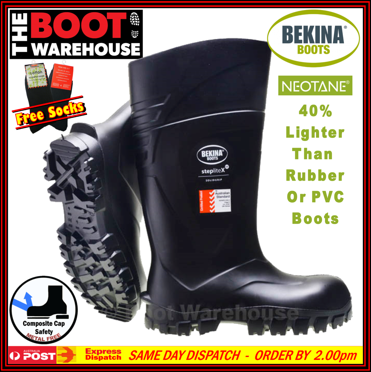 Boots Steplite Bekina Boots Near Me Rubber Boots In PU