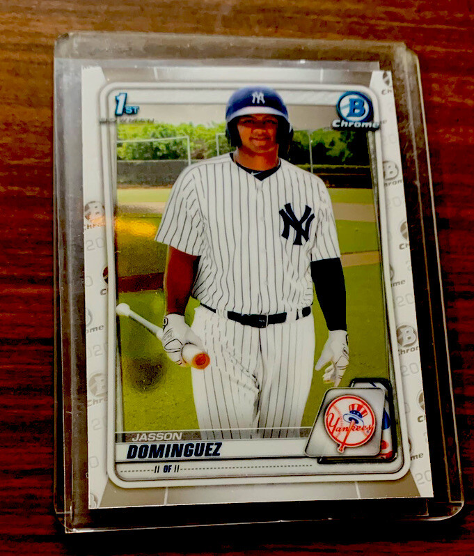 Jasson Dominguez 2020 Bowman Chrome RC # BCP-8, New York Yankees