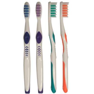 Oraline Premium Plus-A Adult Toothbrush, 43 Tuft, 4 Colors, 144/cs