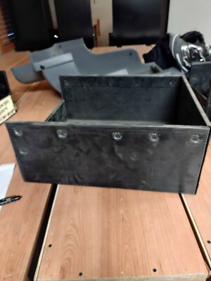 Poly Carbon/Flexcon Storage containers, Large, 18 3/4x16x8