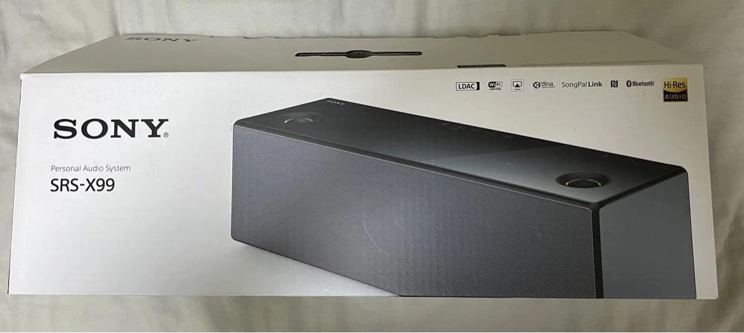 Sony SRS-X99 High Resolution Bluetooth Wireless Speaker Black