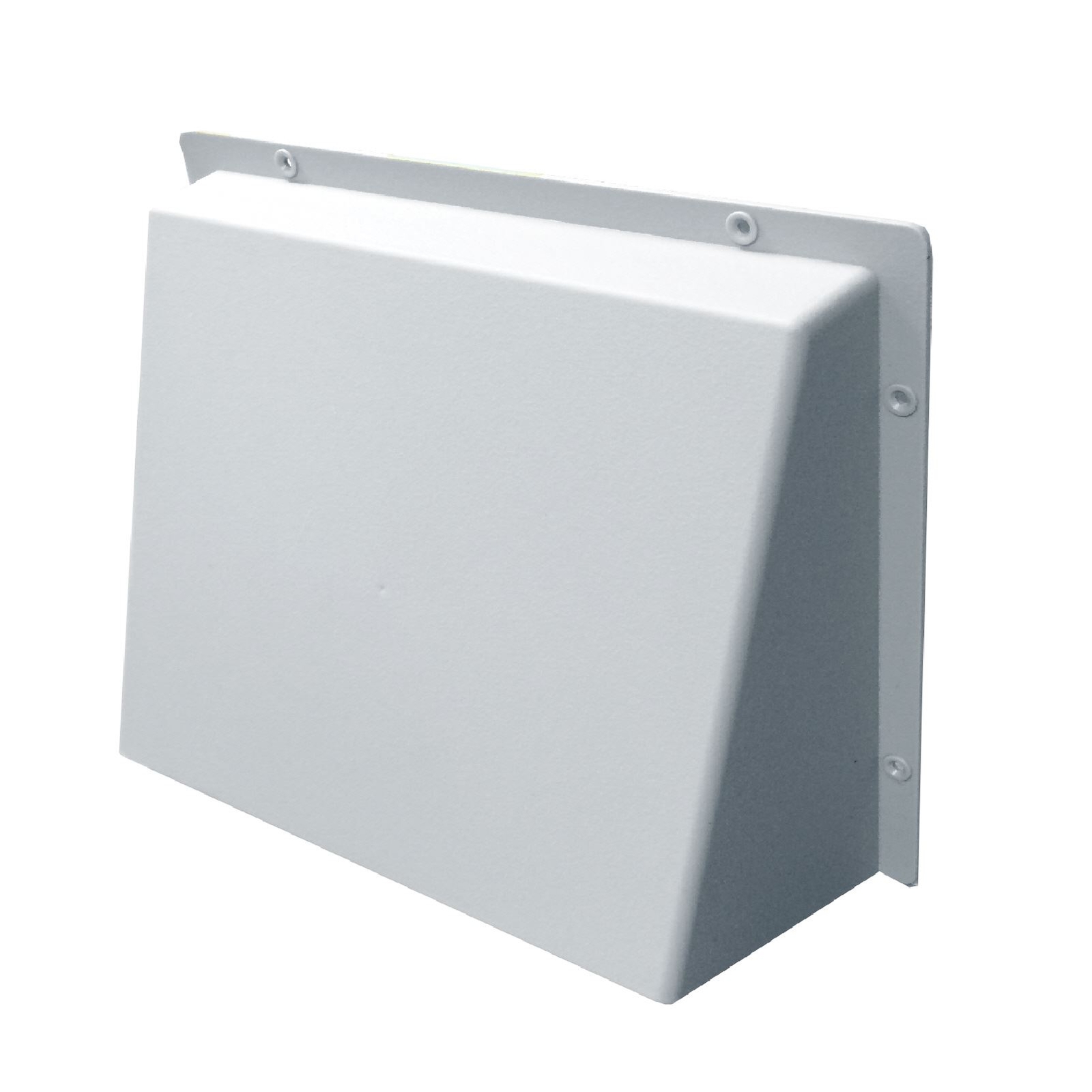 White Hooded Cowl 9" x 9" Vent Cover for Air Bricks Grilles Extractors