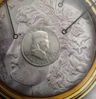 Silver 1948 D  AU Franklin Half Dollar   TP-8778