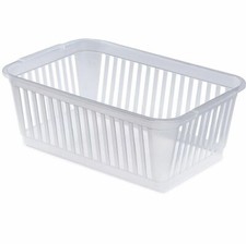 PLASTIC HANDY BASKET STORAGE TIDY ORGANISER PHARMACY SCHOOL HOME OFFICE
